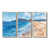 Toile naturelle avec cadre flottant