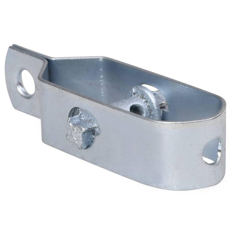 Mojokerto Dakota Fields Metal Post Kit / System for Fence Panels, Anthracite, 2cm H x 9cm W x 2.8cm D