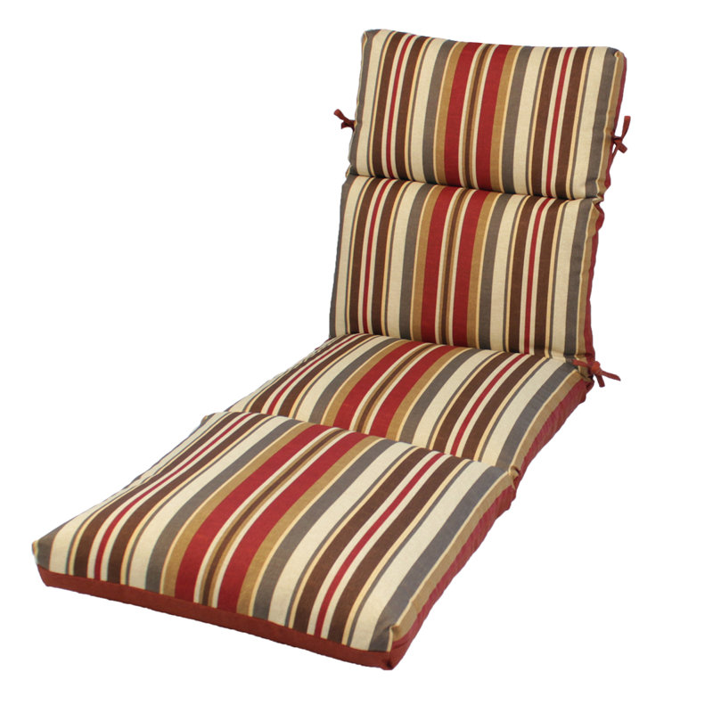 Coussin de chaise longue d'extérieur en Sunbrella
