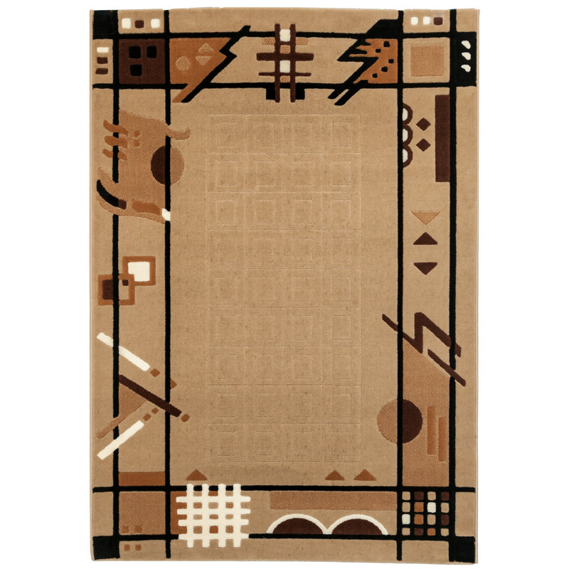 Sartain Abstract Shag Area Rug, Rectangle 160 x 220cm