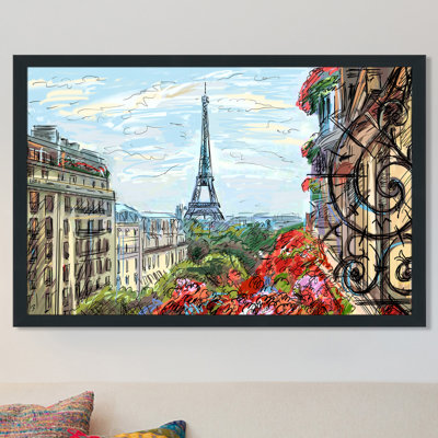 « paris par jour », impression encadrée