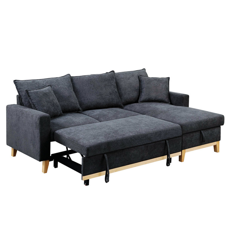 Karelys Upholstered 56.9'' Sleeper Sofa