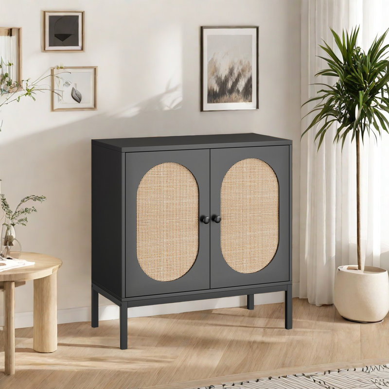 80cm Sideboard, Black
