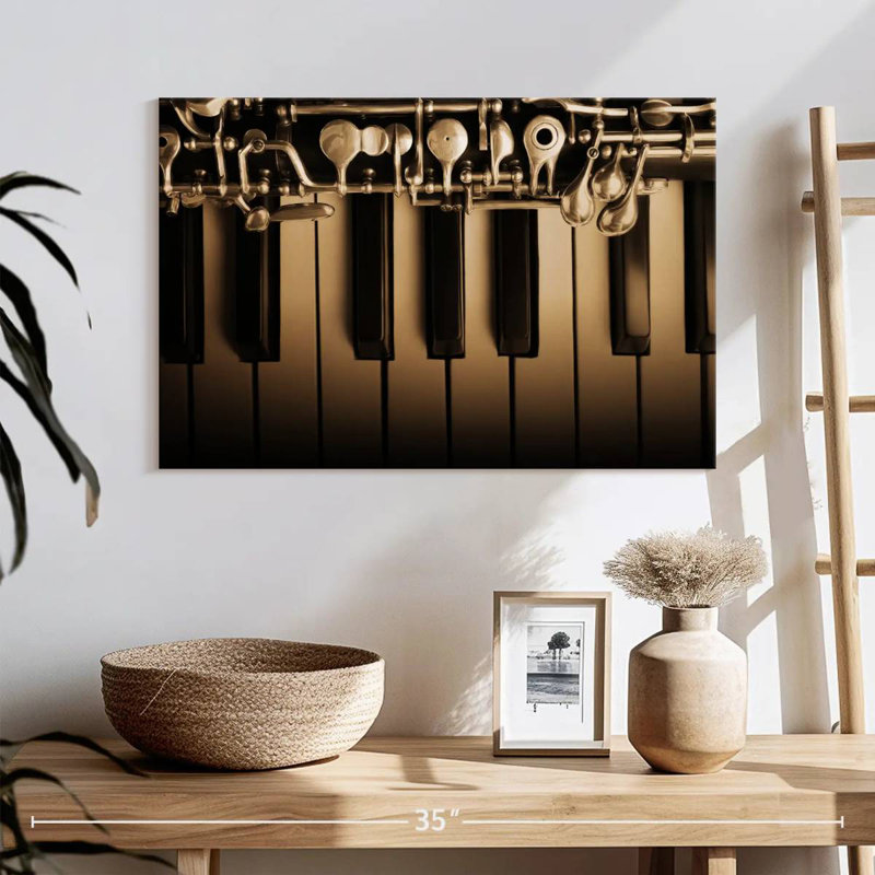 Abarca hautbois et piano, H 16 po x l 24 po