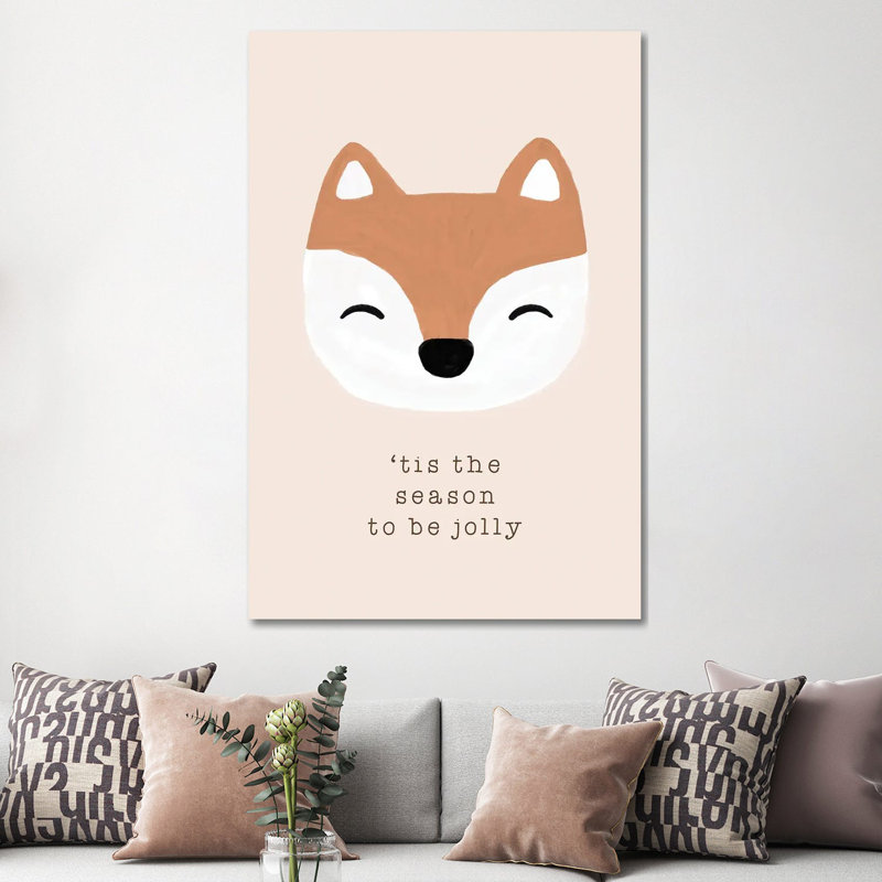 Tis The Season To Be Jolly - Wrapped Canvas Print, 152.5 cm H x 101.5 cm W