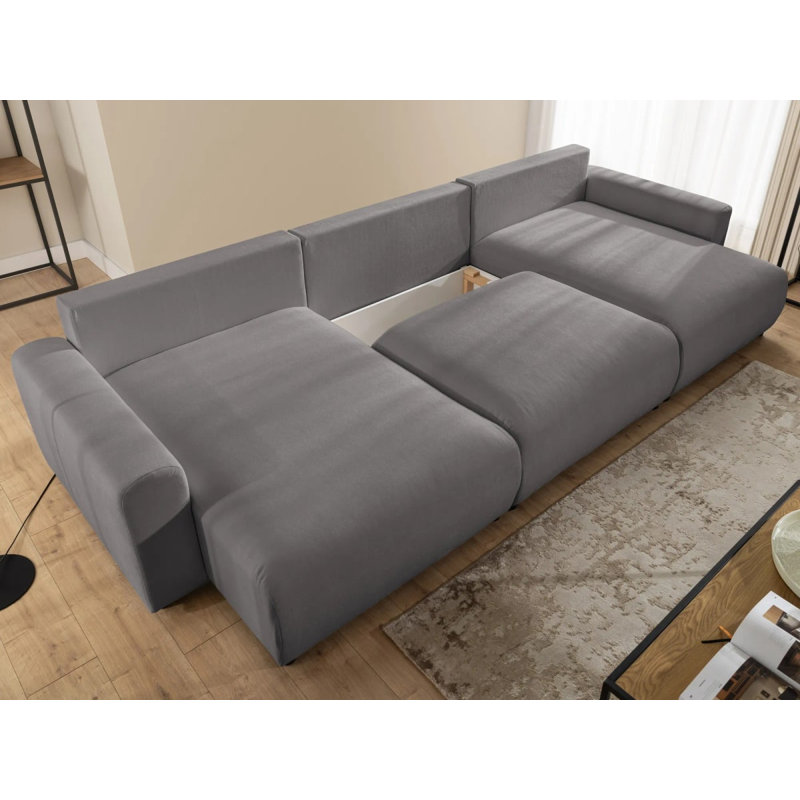 Calma 6 Seater Sectional, Taupe