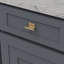 Poignée Bijou Collection Ember - Poignée d'armoire centrale à centre en laiton doré brossé de 1 po - Quincaillerie contemporaine pour tiroirs et armoires-109470530-107440018