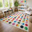 Tapis lavable à pois multicolore pour enfants Well Woven-97205361