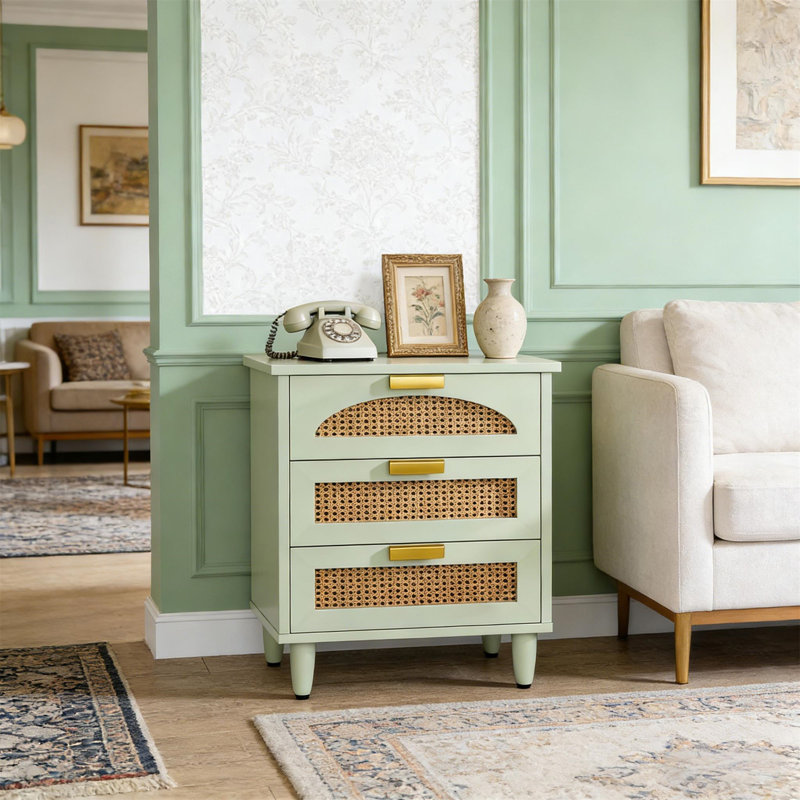 Table d'appoint en rotin