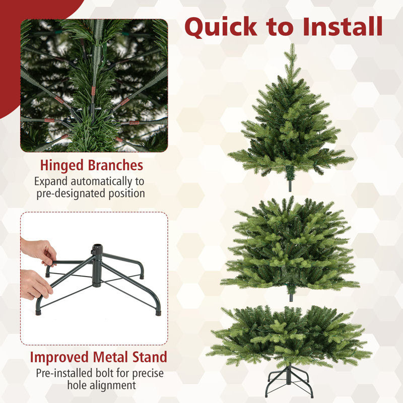 Lighted Artificial Christmas Tree