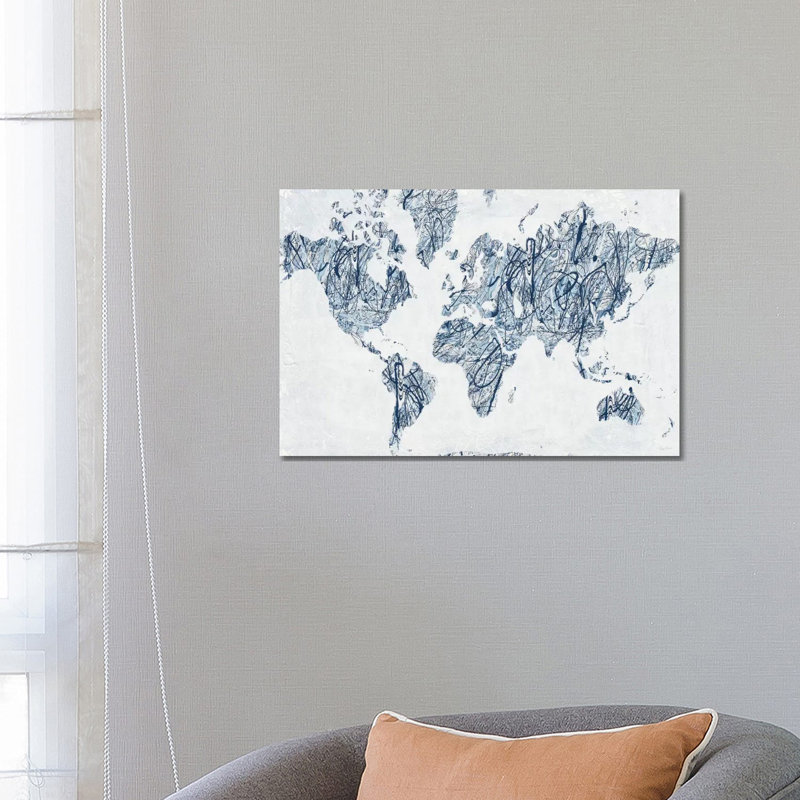 World On A String by Piper Rhue - Wrapped Canvas Painting, 66.04 cm H x 45.72 cm W