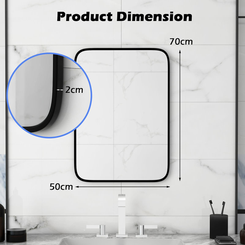 Aluminium Rectangle Mirror