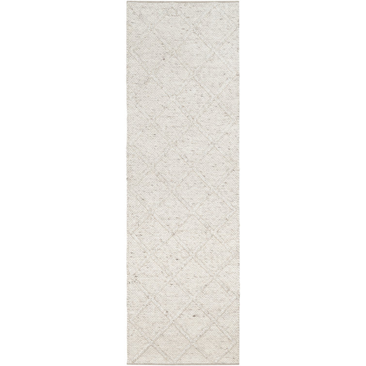 Handmade White Rug