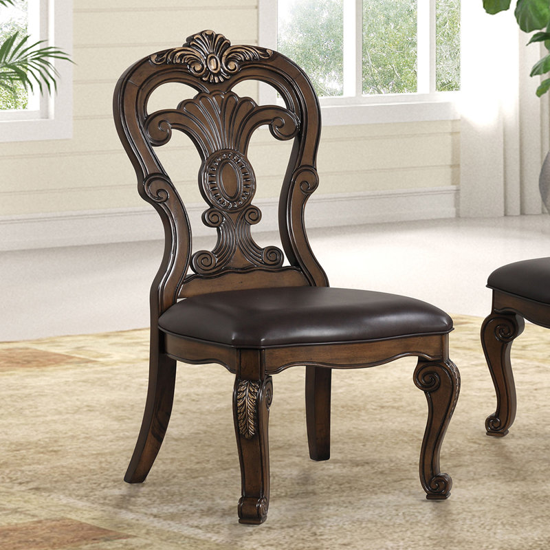 Chaise d'appoint l 23,5 po Traditional (2 / CTN), brun foncé