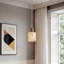 1 - Light Natural Chandelier Pendant