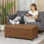 Banc de rangement avec repose-pieds 40 po-2056327130
