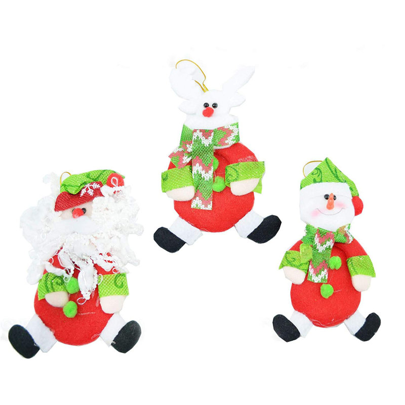 7cm PVC No Holiday Shaped Ornament