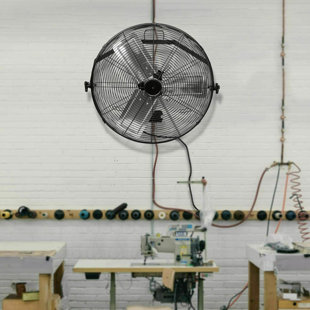 Healsmart 24'' Oscillating Wall Mounted Fan