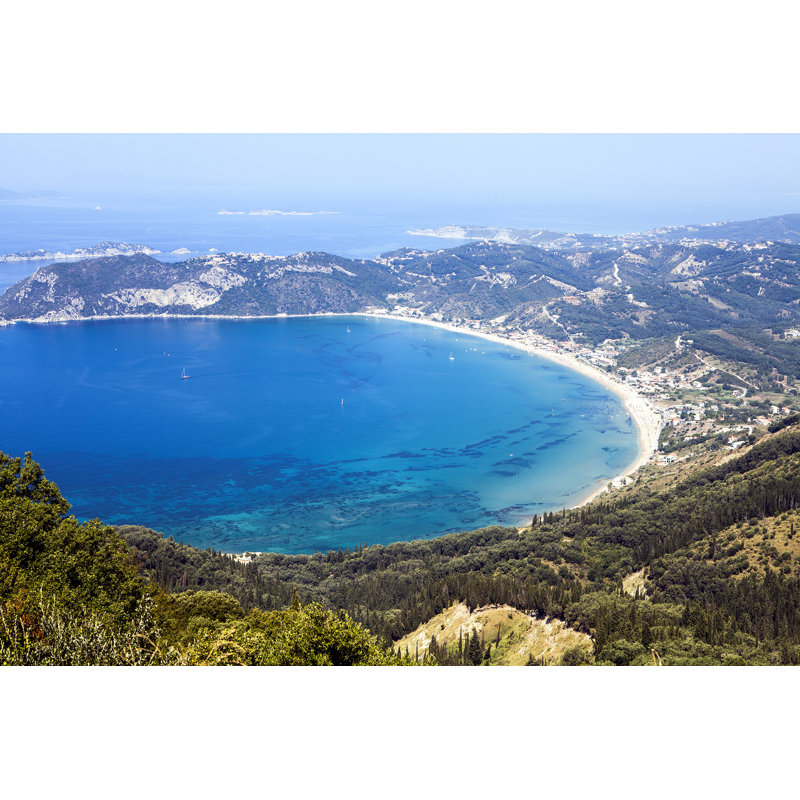 Gulf Of Corfu, Greece - Wrapped Canvas Print, 51cm H x 76cm W x 3.8cm D