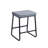 Ebern Designs Selma Bar Stools Set of 2, PU Leather, Iron Legs-1697485664-1676733198