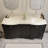 Mandilyn 60" Fully Assembled Double Sink Bathroom Vanity with Engineered Stone Top, Ceramic Sink, Hand Paint-18736955