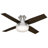 Dempsey Low Profile 44" 4 - Blade Indoor Flush Mount Small Room Ceiling Fan with Lights and Remote-20702928