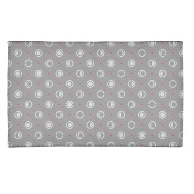 Tapis gris/zone blanche moon phases
