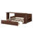 Daybed With Removable Desk, Storage Drawers & Hydraulic Side Table-1964931461