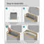 Cardboard, Faux Leather Laundry Room Organiser