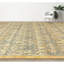 One-of-a-Kind Hand-Knotted High-Quality Area Rug in Gold/Gray
