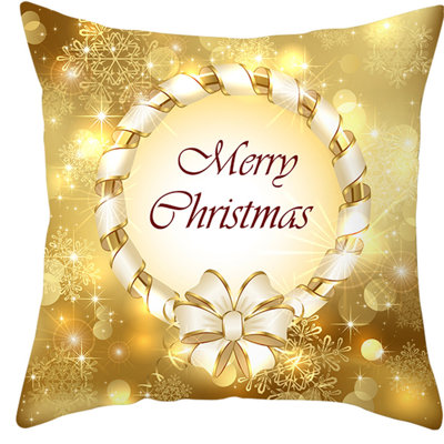 Housse de coussin Golden Christmas