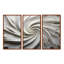 «White Majestic Motion I - Abstract Spirals», ensemble d'art mural-111764502-111764499