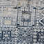 Tapis bleu / ivoire Palmea-345969065