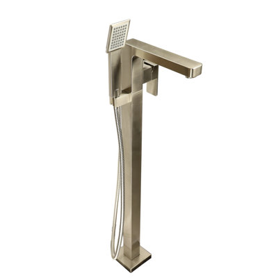 Madison 1 Handle Floor Tub Filler with Diverter