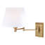 Lampe murale avec bras pivotant 1 lumière Clarinda