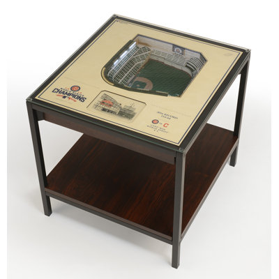 Glass Top End Table