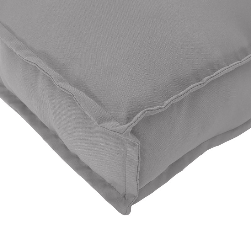 Outdoor Cushion Royal Blue Polyester Large Cushion Rectangular, 200cm W x 40cm D, Grey, 1