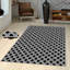 Tapis tissé élégant, 4 x 6 pieds, 100% polyester | Antibactérien, impression numérique 3D, dessous en feutre de PVC antidérapant | Lavable à la machine, d'une hauteur de poils de 0,4 po, parfait pour le décor du salon et de la chambre à coucher-300947263
