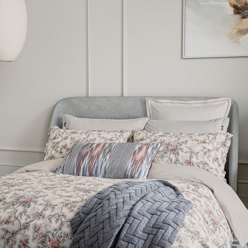 Estelle Cotton Duvet Cover Set, Single Duvet Cover + 1 Pillowcase