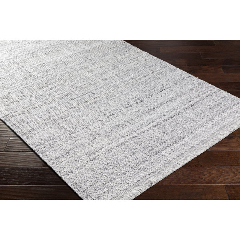 Striped Indoor / Outdoor Rug, Runner 2'6" x 8', Gray