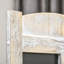 Grand écran d'intimité, 4 panneaux de 5,6 pi avec planches noires, cloison portative en bois pour cloisons d'ambiance maison, style bureau