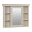 Armoire de rangement murale avec porte miroir