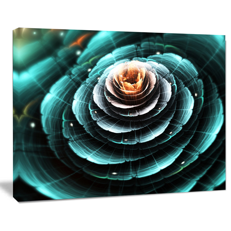 « clear turquoise », impression sur toile tendue, H 30 po x l 40 po x P 1 po