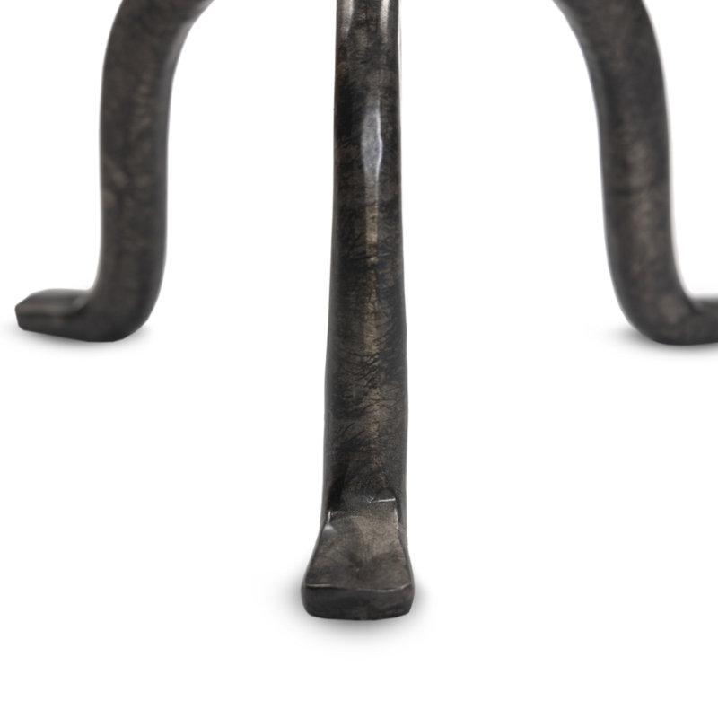 Jocelyn End Table, Raw Black