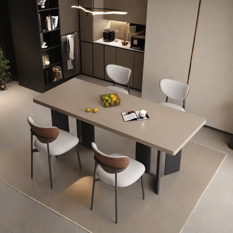 Chaise de salle à manger Modern Italian, H 29,5 po x L 55,1 po x l 31,4 po