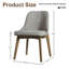 Chaise d'appoint rembourrée avec pieds en bois 32 po H-837956869-838158717