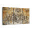 Ensemble de 3 lustres sur toile Classy-8036579