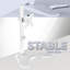 Support de bureau blanc