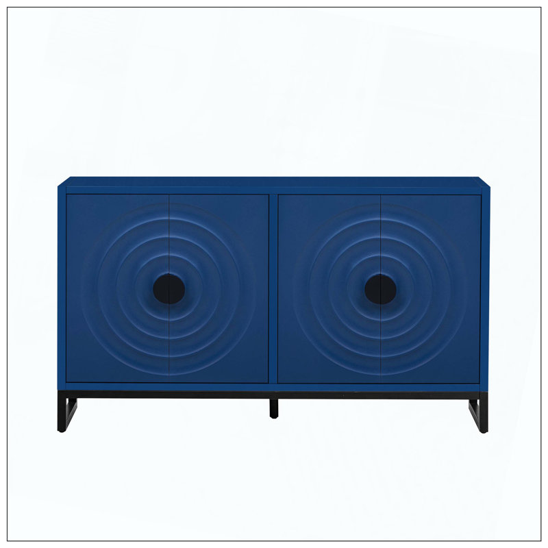 Buffet 58,2 "avec porte rétro, Marine