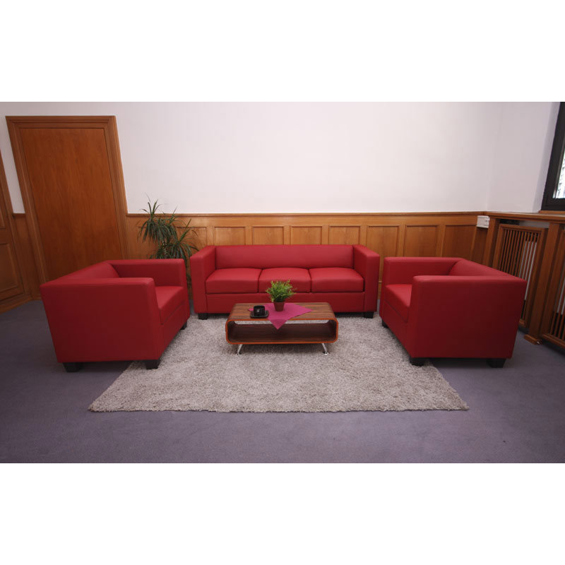 3-tlg. Sofaset